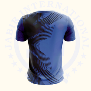 Camiseta informal de algodón para hombre, cuello redondo, peso pesado, hombro caído, sublimación, estampado, ropa de calle con diseño de patrón - Product Image 5