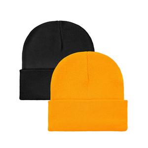 Direct Factory Logo <b>Winter</b> Acrylic Knitted <b>Hat</b> for Men <b>Women</b> Solid Beanie 3D Embroidery Skull Cap Business Appropriate Style - Product Image 4