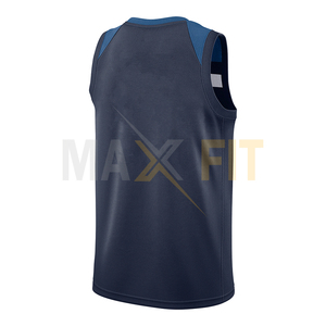 เสื้อบาสเก็ตบอลผ้าเจอร์ซีย์แห้งเร็วระบายอากาศได้ดีดีไซน์ธรรมดาสีใหม่ล่าสุดสำหรับองค์กร Maxfit แบบกำหนดเองเพิ่มขนาดให้เลือก - Product Image 4