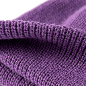 หมวกบีนนี่ถักลายอบอุ่นสำหรับฤดูหนาวหมวกแฟชั่นดีไซน์ใหม่โลโก้ตัวอักษร - Product Image 5