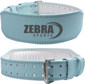 Kualitas tinggi Logo kustom latihan kebugaran Pria Wanita S M <span class=keywords><strong>L</strong></span> kulit sapi profesional perlindungan <span class=keywords><strong>Hook</strong></span> penutupan <span class=keywords><strong>Loop</strong></span> angkat berat - Product Image 5