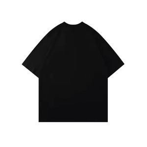 เสื้อยืดผ้าฝ้าย100% สำหรับผู้ชายทรงหลวมพิมพ์ลายวัสดุหนาเสื้อยืดสำหรับผู้ชายเสื้อผ้าสไตล์ใหม่ - Product Image 3