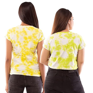 Camiseta Tie-Dye con logotipo personalizado, Camiseta corta, camiseta de verano para mujer, camisetas informales Tie Dye con camiseta personalizada para hombre - Product Image 2