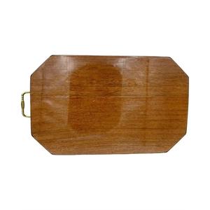 Haute arrivée plus grande qualité plateau de service en bois pour café thé fruits nourriture Dessert plateau en bois plaque de chargeur moderne - Product Image 1