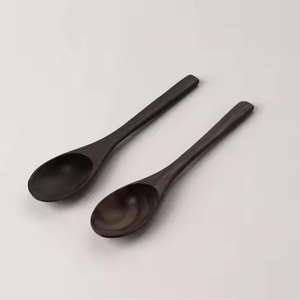 Wood <b>Spoon</b> Resin Engraved Handle Salad Mixing Dinner Fork and <b>Spoon</b> Hand Shape Acacia Wood <b>Serving</b> <b>Spoons</b> Hot Sale Products - Product Image 4