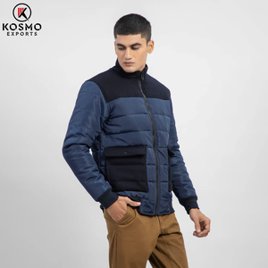 Veste bomber pour homme, streetwear tendance, hiver, poche zippée sur le devant, logo personnalisé, haute qualité, coupe-vent imperméable - Product Image 4