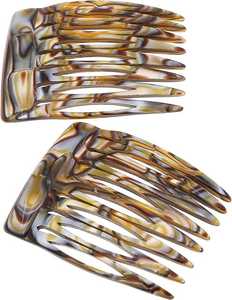 Peigne à cheveux en corne de buffle naturelle de qualité supérieure 100% écologique fait à la main 100% produit artisanal naturel - Product Image 6