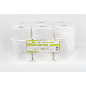 Rouleau de papier toilette industriel lisse 400g 18 pièces B2B - Product Image 1