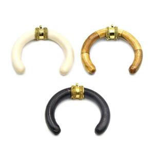 アンティークヴィンテージ骨バングルブレスレットキャメルカウ付きバッファロースタイリッシュなストーンセット洗練されたテクニック卸売 - Product Image 3