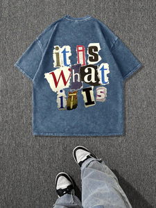 T-shirts 100% coton personnalisés de haute qualité du fabricant pour hommes, tricotés en gros en plusieurs couleurs imprimées pour hommes - Product Image 2