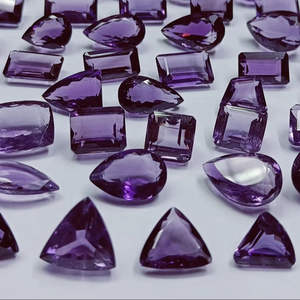 Pierres précieuses en améthyste taillées de qualité supérieure, calibrées, vente en gros, toutes tailles disponibles, lot de vente en gros de 500 carats - Product Image 2