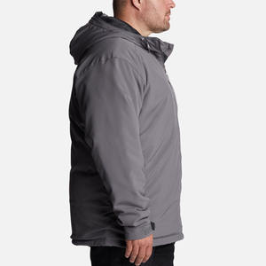 Vestes coupe-vent d'hiver pour hommes de qualité supérieure en gros, en toile imperméable, matelassées, respirantes, en nylon doux, fermeture éclair sur le devant - Product Image 2