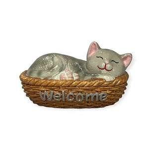 Statue de chat rose personnalisée de haute qualité nouveau gros Sculpture d'animal d'intérieur qualité assurée résine artisanat Vietnam décoration de la maison - Product Image 2