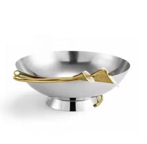 Ensemble de bols de service en métal avec design émaillé pour tables de cuisine contemporaines - Product Image 3