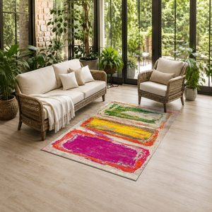 <b>RUGS</b> DEPOT LXDP-0586 Wholesale Red <b>Burgundy</b> Modern Abstract Digital Printed Machine Washable Chenille Area <b>Rug</b> Non Slip - Product Image 6