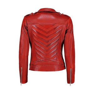 Veste matelassée en cuir véritable de haute qualité pour hommes, fabriquée au Pakistan, vêtements d'hiver pour l'extérieur avec broderie - Product Image 2