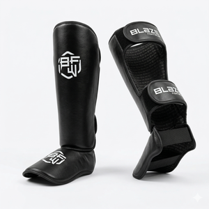 Protector de Espinilleras de Boxeo de Alta Calidad, Protector de Piernas para Boxeo y Combate, Protector de Espinilleras para Hombre - Product Image 1