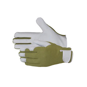 Gants d'assemblage en cuir de mécanicien de meilleure qualité de 15mil d'épaisseur résistants à la chaleur et durables pour les travaux de mécanique et de sécurité industrielle - Product Image 4