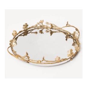 Plat en métal de qualité alimentaire écologique haut de gamme plateau de service en laiton en acier inoxydable personnalisé pour la fête à la maison bols faciles - Product Image 4