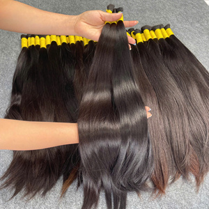 Extensiones de cabello humano 100% vietnamita crudo más vendidas Cabello sin procesar a granel de alta calidad de donantes individuales Estilo de onda natural - Product Image 1