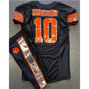 Tu propia camiseta de fútbol americano Nuevo diseño Uniforme de fútbol americano Servicio OEM Uniforme de fútbol americano para hombres - Product Image 4