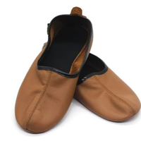 Kaus kaki ritsleting kulit kualitas Premium/Khuffs/alas kaki berbagai ukuran untuk sepatu antiselip asli kulit sapi dan domba Khuffs