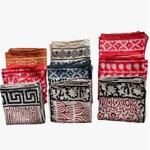 Latest Fashion Double-Sided <b>Square</b> Organic <b>Scarf</b> High Quality Cotton with Custom Logo Digital Print handmade Silk Chiffon Modal - Product Image 4