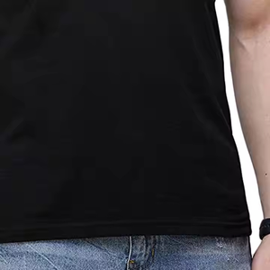 2025 surdimensionné hommes T-shirt haute qualité plaine hommes t-shirt vêtements 100% coton T-shirt à manches courtes hommes Style T-shirt - Product Image 5