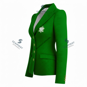 Blazer Ejecutivo de Un Solo Botón Chi Eta Phi, Chaqueta de Traje Formal Entallada de Primera Calidad para Mujer, Ropa de Trabajo Profesional para Oficina - Product Image 2