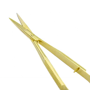 Micro <b>Curved</b> Sharp Stainless Steel Spring <b>Scissor</b> for Lash Extension and Cuticle with Customized Logo - Product Image 5