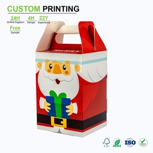 Cajas de Regalo Plegables de Cartón Corrugado Personalizadas, Reciclables, con Logotipo Personalizado, en Colores Blanco y Marrón, Tipo Nuc Tail - Product Image 1