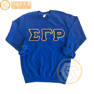 Sudadera bordada de lana de algodón Sigma Gamma Rho personalizada, suéter de alta calidad de hermandad, ropa griega, sudaderas para mujer - Product Image 1