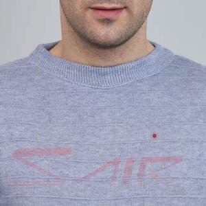 Custom High Quality Men's Sweatshirt Latest Design 100% Cotton Plain Dyed Loose Long Sleeve <b>Crewneck</b> for Winter - Product Image 4