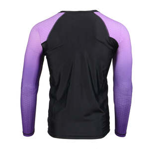 Premium Quality Custom Logo Long Sleeve Rash Guard Quick Dry Eco-Friendly Breathable Gym Training Athlete Gear BJJ MMA Men's - Product Image 2