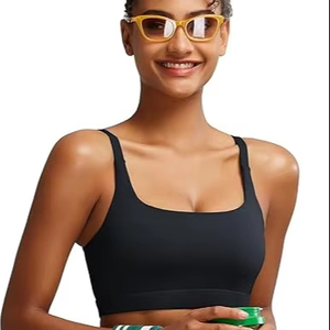 Soutien-gorge de sport pour femme, nouveau style, logo personnalisé, meilleure qualité, respirant, simple, devant uni, vêtements de sport pour femme - Product Image 3