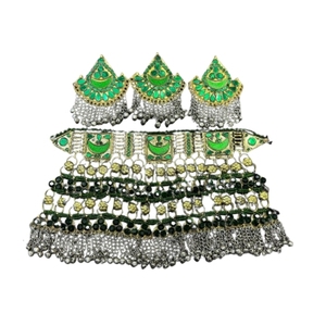 Haute qualité mariée Afghani Vintage ensembles de bijoux Style afghan Tribal Kuchi à la main couleur dorée ensemble de bijoux confortable - Product Image 1