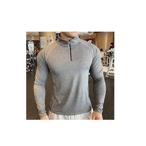 Pull en polaire imprimé à col zippé pour homme, vêtement à demi-fermeture éclair, vente en gros, collection 1/4 - Product Image 3
