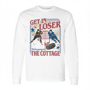 Maglietta a maniche lunghe 'Get in Loser We're Going to the Cottage' - Prodotto promozionale - Product Image 2