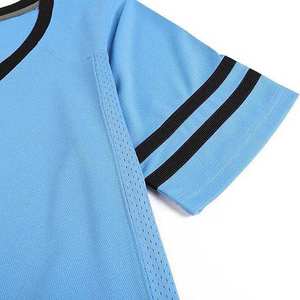 Maillot de football américain personnalisé à col en V, vêtements de sport en mesh, chemise à manches courtes pour adultes - Product Image 6