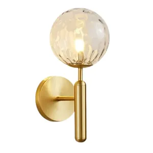 GemorraGlobe Luxury Modern LED <b>Wall</b> <b>Light</b> E26 Base Aluminum Body Warm White 3000K for Bedroom and Living Room - Product Image 4