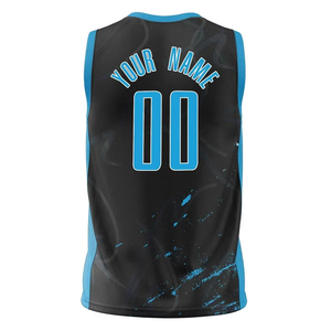 Maillot de basket-ball personnalisé imprimé par sublimation, uniforme antibactérien 100% polyester, nom de l'équipe personnalisé, logo, positions, vente en gros OEM - Product Image 5