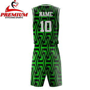 Ventes en gros de maillots de basket-ball personnalisés réversibles sublimés de grande taille, derniers modèles, 100% polyester, vêtements de basket-ball - Product Image 4