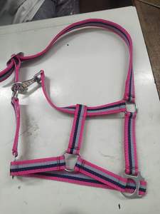 Durable Adjustable Nylon Horse <b>Halter</b> with Strong Metal Hardware Comfortable Fit Ideal for Riding Training Grooming and Daily - Product Image 2