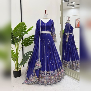 Lehenga Choli de créateur en gros pour femmes, mariage, broderie lourde, prêt à porter, fête indienne - Product Image 1