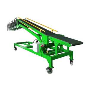 Transportador de correa ajustable de acero inoxidable móvil personalizado profesional a precio de fábrica para carga de camiones descarga nuevo - Product Image 1