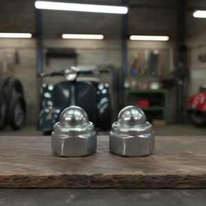 Tuercas de Rueda de 13 mm para Motocicletas Lambretta LI S3 + SX + TV3 + DL + J (Modelos desde 1968), Accesorios para Llantas y Ruedas - Product Image 3
