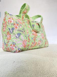 Haute qualité coton matelassé sac de sport bloc impression conception grande capacité Portable pique-nique Shopping sport travail week-end Yoga - Product Image 4