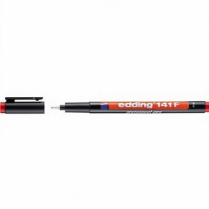 Rotulador Edding 141 F de 0.6 mm, Rojo, No Resistente al Agua, para Productos de Presentación - Product Image 3