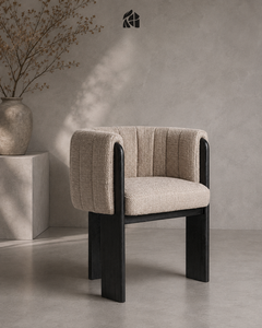 Silla de Comedor Loravessa de Madera de Teca Sólida, Muebles de Comedor de Madera de Lujo, Hechos a Mano, Modernos, Ecológicos, para Exteriores - Product Image 2