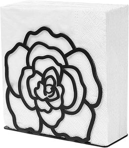 Hot Selling Best Quality Flower Design Napkin Holder in Low Price From India For Restaurant Hotel Home Use - Product Image 4